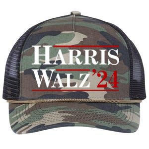 Harris Waltz 2024 Election Kamala Harris Tim Waltz Retro Rope Trucker Hat Cap