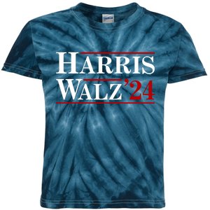 Harris Waltz 2024 Election Kamala Harris Tim Waltz Kids Tie-Dye T-Shirt