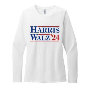 Harris Waltz 2024 Election Kamala Harris Tim Waltz Womens CVC Long Sleeve Shirt