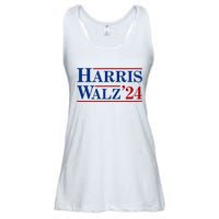 Harris Waltz 2024 Election Kamala Harris Tim Waltz Ladies Essential Flowy Tank