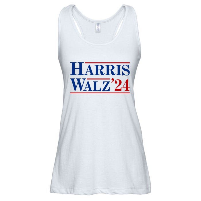 Harris Waltz 2024 Election Kamala Harris Tim Waltz Ladies Essential Flowy Tank