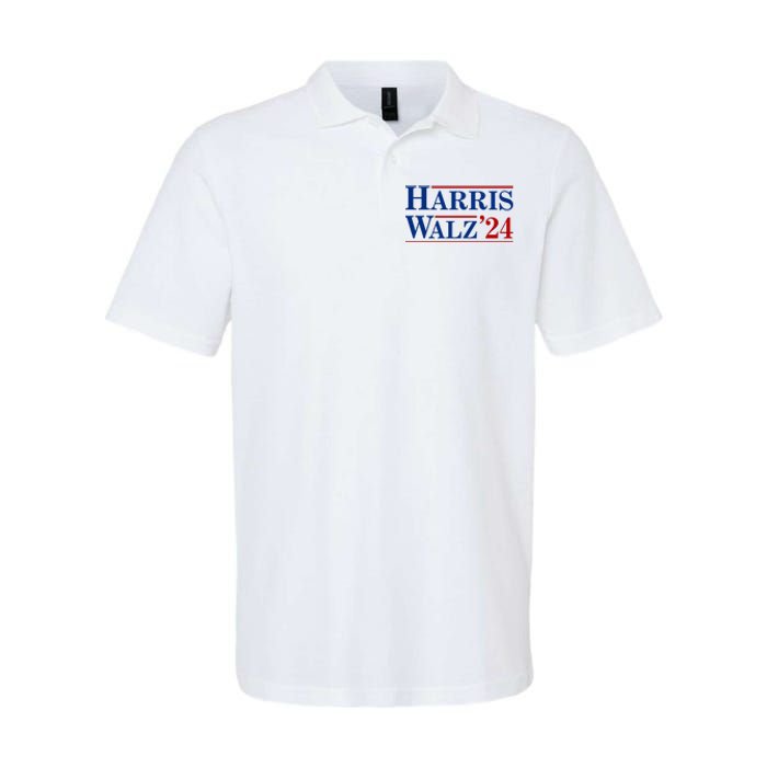 Harris Waltz 2024 Election Kamala Harris Tim Waltz Softstyle Adult Sport Polo