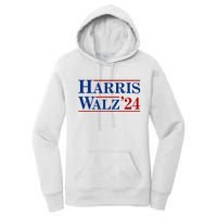 Harris Waltz 2024 Election Kamala Harris Tim Waltz Women's Pullover Hoodie