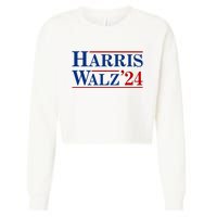 Harris Waltz 2024 Election Kamala Harris Tim Waltz Cropped Pullover Crew