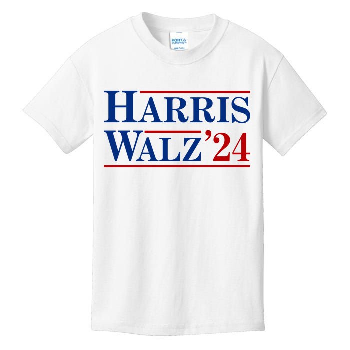 Harris Waltz 2024 Election Kamala Harris Tim Waltz Kids T-Shirt