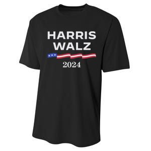 Harris Walz 2024 Election Kamala Harris Tim Walz Waltz Performance Sprint T-Shirt