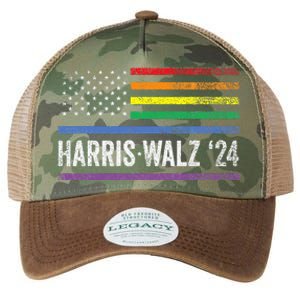 Harris Walz 2024 Election Kamala Tim Waltz American Legacy Tie Dye Trucker Hat