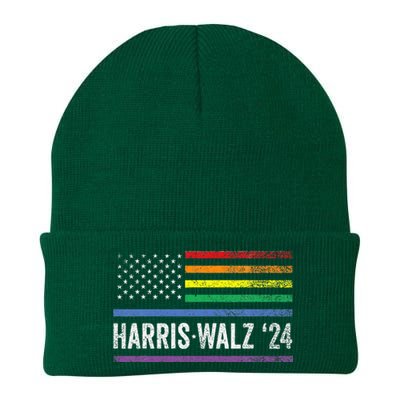 Harris Walz 2024 Election Kamala Tim Waltz American Knit Cap Winter Beanie