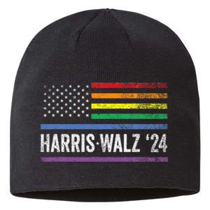 Harris Walz 2024 Election Kamala Tim Waltz American Sustainable Beanie