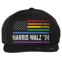 Harris Walz 2024 Election Kamala Tim Waltz American Wool Snapback Cap