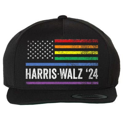 Harris Walz 2024 Election Kamala Tim Waltz American Wool Snapback Cap