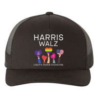 Harris Waltz 2024 Unity Over Division Yupoong Adult 5-Panel Trucker Hat