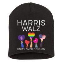 Harris Waltz 2024 Unity Over Division Short Acrylic Beanie