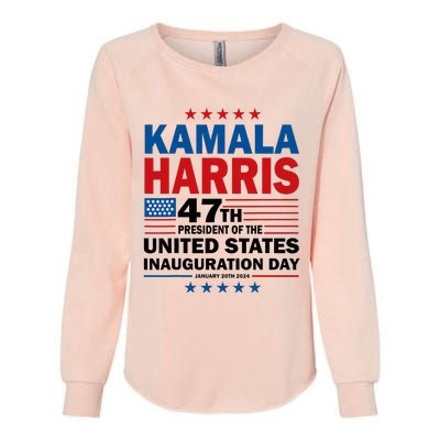 Harris Won 2024 Election Inauguration Kamala Harris Waltz 47 Womens California Wash Sweatshirt