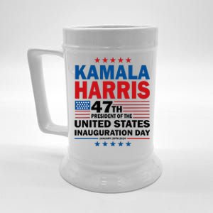 Harris Won 2024 Election Inauguration Kamala Harris Waltz 47 Beer Stein