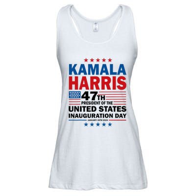 Harris Won 2024 Election Inauguration Kamala Harris Waltz 47 Ladies Essential Flowy Tank