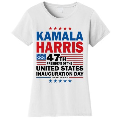 Harris Won 2024 Election Inauguration Kamala Harris Waltz 47 Women's T-Shirt