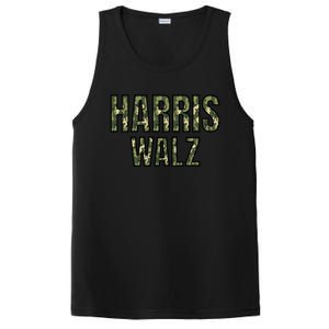 Harris Walz 2024 Presidential Election Kamala Camo Funny Gift PosiCharge Competitor Tank