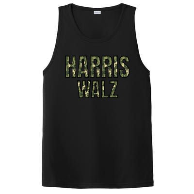 Harris Walz 2024 Presidential Election Kamala Camo Funny Gift PosiCharge Competitor Tank