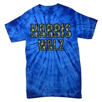 Harris Walz 2024 Presidential Election Kamala Camo Funny Gift Tie-Dye T-Shirt