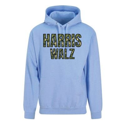 Harris Walz 2024 Presidential Election Kamala Camo Funny Gift Unisex Surf Hoodie