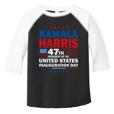 Harris Won 2024 Election Inauguration Kamala Harris Waltz 47 Toddler Fine Jersey T-Shirt