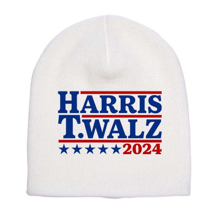 Harris Walz 2024 Funny Harris Walz Short Acrylic Beanie