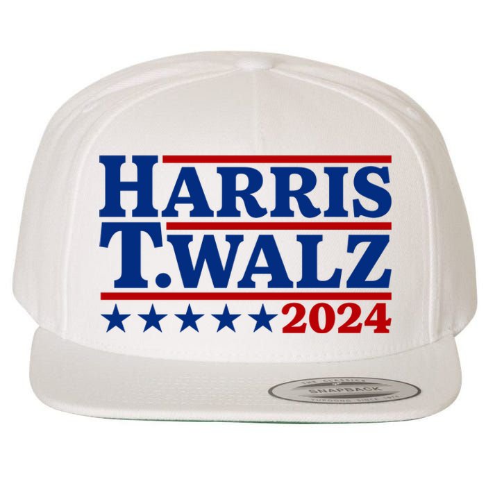 Harris Walz 2024 Funny Harris Walz Wool Snapback Cap