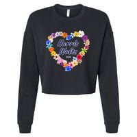 Harris Waltz 2024 Flower Tender Heart Cropped Pullover Crew