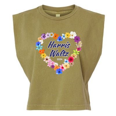 Harris Waltz 2024 Flower Tender Heart Garment-Dyed Women's Muscle Tee