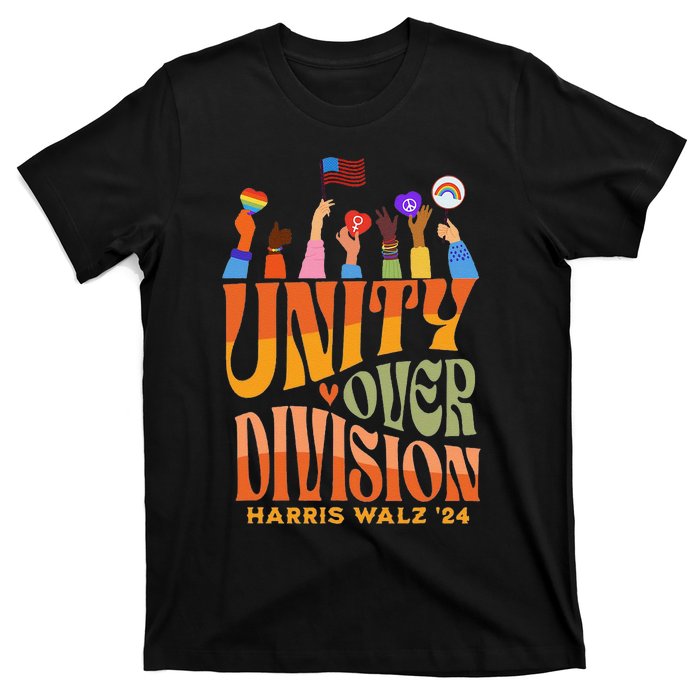 Harris Waltz 2024 Unity Over Division Gift T-Shirt