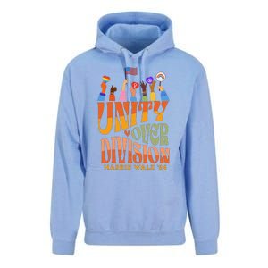 Harris Waltz 2024 Unity Over Division Gift Unisex Surf Hoodie