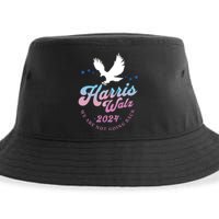 Harris Walz 2024 Election Vote Blue Kamala Walz 2024 Sustainable Bucket Hat