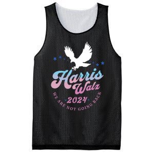 Harris Walz 2024 Election Vote Blue Kamala Walz 2024 Mesh Reversible Basketball Jersey Tank