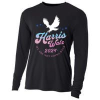 Harris Walz 2024 Election Vote Blue Kamala Walz 2024 Cooling Performance Long Sleeve Crew