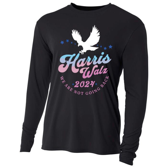 Harris Walz 2024 Election Vote Blue Kamala Walz 2024 Cooling Performance Long Sleeve Crew