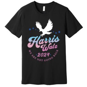 Harris Walz 2024 Election Vote Blue Kamala Walz 2024 Premium T-Shirt