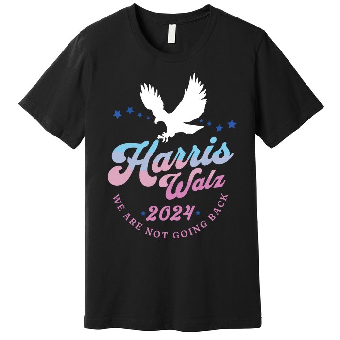 Harris Walz 2024 Election Vote Blue Kamala Walz 2024 Premium T-Shirt