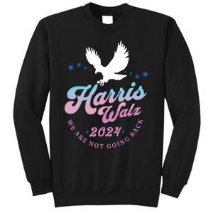 Harris Walz 2024 Election Vote Blue Kamala Walz 2024 Tall Sweatshirt