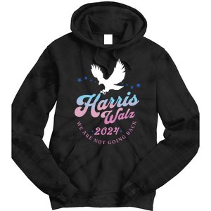 Harris Walz 2024 Election Vote Blue Kamala Walz 2024 Tie Dye Hoodie