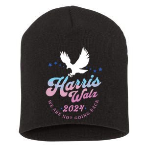 Harris Walz 2024 Election Vote Blue Kamala Walz 2024 Short Acrylic Beanie