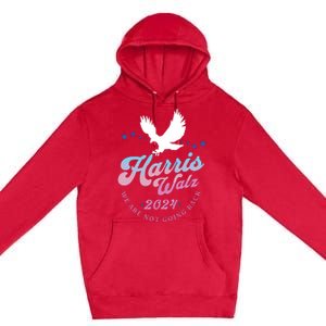 Harris Walz 2024 Election Vote Blue Kamala Walz 2024 Premium Pullover Hoodie