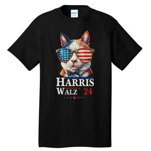 Harris Waltz 2024 Election Cat Ladies Kamala Harris Tall T-Shirt