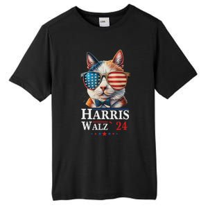 Harris Waltz 2024 Election Cat Ladies Kamala Harris Tall Fusion ChromaSoft Performance T-Shirt