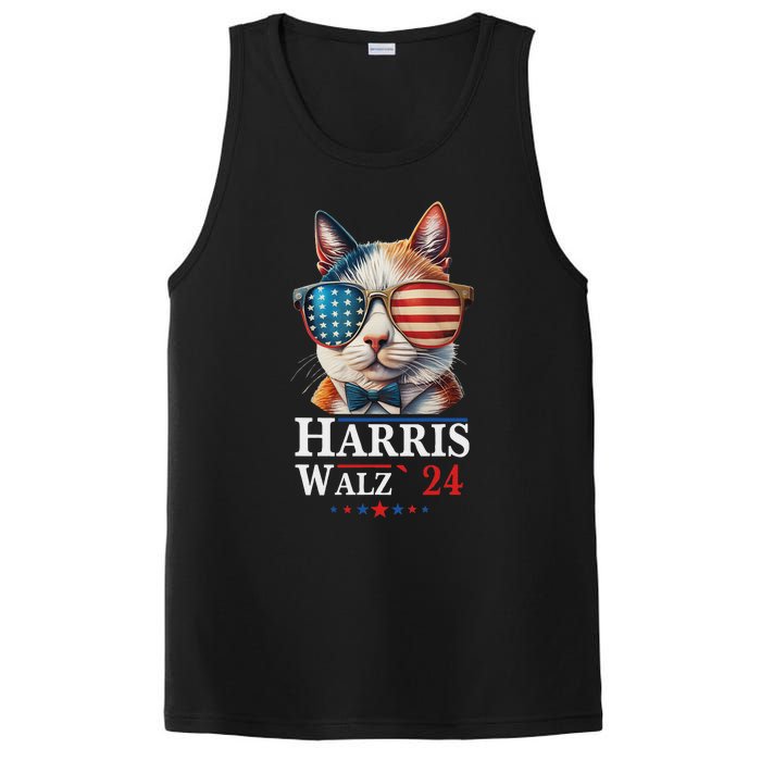 Harris Waltz 2024 Election Cat Ladies Kamala Harris PosiCharge Competitor Tank