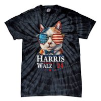 Harris Waltz 2024 Election Cat Ladies Kamala Harris Tie-Dye T-Shirt