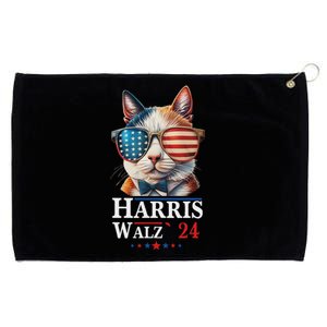 Harris Waltz 2024 Election Cat Ladies Kamala Harris Grommeted Golf Towel