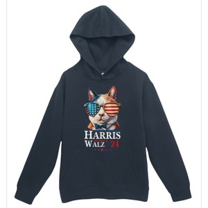 Harris Waltz 2024 Election Cat Ladies Kamala Harris Urban Pullover Hoodie