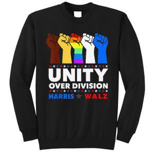 Harris Waltz 2024 Unity Over Division Kamala Harris Tim Walz Sweatshirt