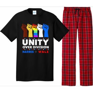 Harris Waltz 2024 Unity Over Division Kamala Harris Tim Walz Pajama Set